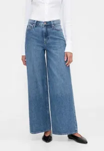 Широкие широкие штанины свободного кроя Gap, Medium Wash