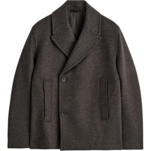 COS Пальто мужское темно-коричневое