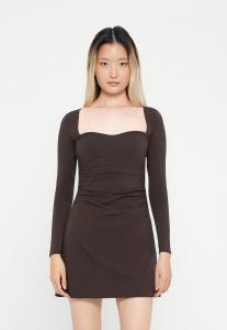 Платье Abercrombie & Fitch SWEETHEART MINI DRESS , Brown