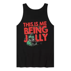 Мужская майка с графическим принтом «Доктор Сьюз, Гринч, это я, весельчак» Licensed Character, черный