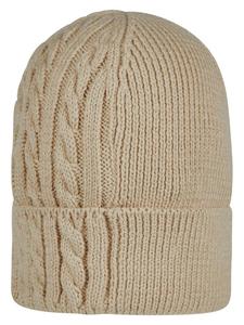 Sterntaler Бежевая вязаная шапка