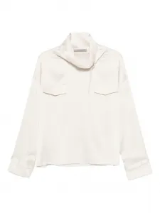 Блузка с панельным дизайном D.Exterior, белый