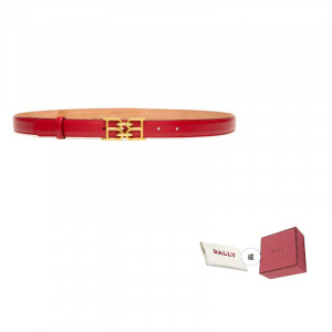 Кожаный ремень Women's BALLY, red