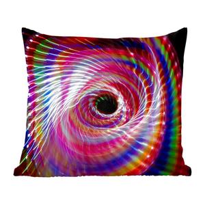 Декоративная подушка MuchoWow Диванная подушка Декоративная подушка для гостиной 60 x 60 см Разноцветный вихрь - Чехол на подушку - Хлопчатобумажная ткань - Декоративные наволочки