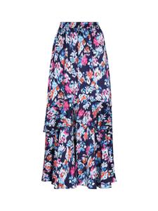 Длинная юбка IZIA, цвет blau mehrfarbig