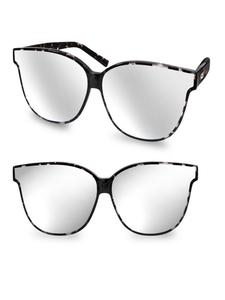 Солнцезащитные очки «кошачий глаз» IRIS 65MM Aqs, цвет Multi Brown