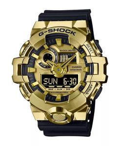 Мужские японские кварцевые часы из черной смолы, 53,4 мм, GM700G-9A G-Shock, черный