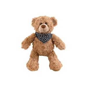 Плюшевая кукла милый медвежонок с цветком в виде сердца, высота 30 см MIXIANG