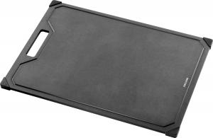 Разделочная доска Zwilling 42 x 30 см, изготовлена ​​из древесного волокна, с желобком для сока, нескользящая, можно мыть в посудомойке, черная