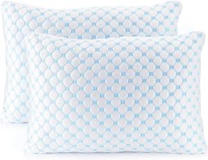 Clara Clark Подушка Clara Clark из пены с эффектом памяти с гелевым наполнителем и двусторонним чехлом White