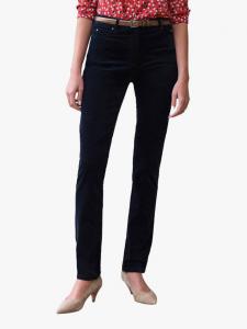 Застиранные вельветовые джинсы Pure Collection, темно-синий