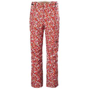 Утепленные лыжные брюки Helly Hansen St. Moritz 2.0 (женские), Cherry Tomato/Floral AOP