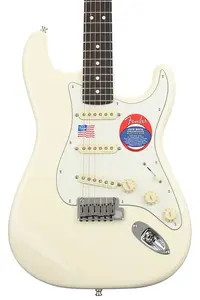 Fender Jeff Beck Stratocaster - Olympic White с грифом из розового дерева