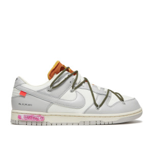 Кроссовки Nike Off-White X Dunk Low 'Lot 22 Of 50', белый