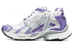 Кроссовки Balenciaga Runner Chunky Women, серый/фиолетовый