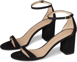 Туфли Stuart Weitzman Nudist Block 75, черный