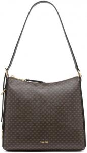 Сумка через плечо Calvin Klein Mandy Top на молнии, Brown/Khaki/Black