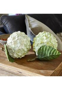 Декоративный цветочный набор из 2 гортензий зеленый/белый Loberon, grün/ weiß