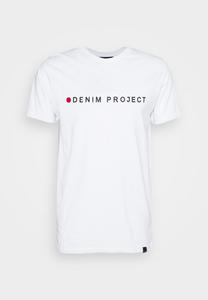 Футболка с принтом LOGO TEE Denim Project, белый