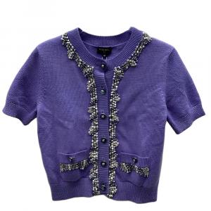 CHANEL Кашемировый свитер Women's Lavender