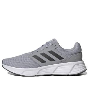 Кроссовки galaxy 6 'halo silver carbon cloud white' Adidas, серебряный