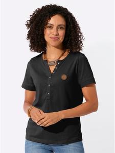 Рубашка с короткими рукавами черного цвета WITT WEIDEN