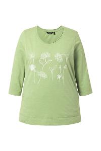 Ulla Popken Лонгслив в светло-зеленом цвете