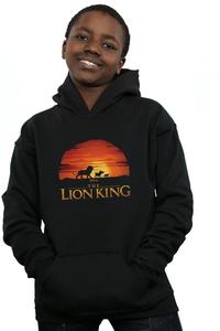 Толстовка с логотипом The Lion King Movie Sunset Disney, черный