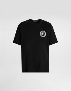 Футболка из джерси с нашивкой Dolce & Gabbana, черный