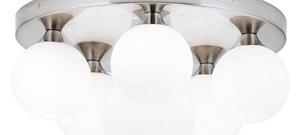 Потолочный светильник Orion Leuchten SNOWWHITE, 36x38x38 см, серебряный