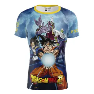Футболка Otso Dragon Ball Super Goku Vegeta, разноцветный