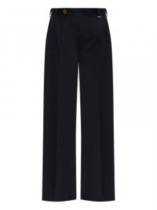 Шерстяные брюки строгого покроя Vivienne Westwood, черный