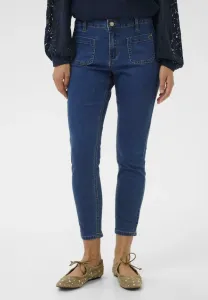 Джинсы crsanny sorya 7/8 baiily fit slim fit Cream, Portland Blue Denim