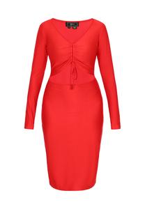 Faina Платье 'Festive' в красном цвете