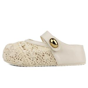 Женские сандалии с закрытым носком, устойчивые к истиранию JINDUN, Beige