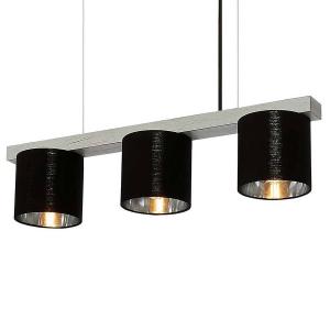 Подвесной светильник Briloner Luri I, смешанная ткань/железо - количество языков пламени: 3