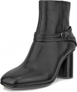 Женские ботильоны ECCO Sculpted Alba с молнией, каблук 65 мм, Black