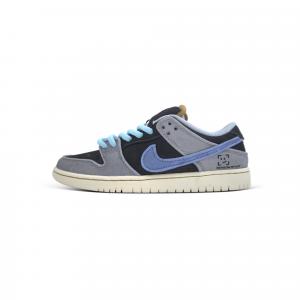 Dunk SB Morning Fog On The Coast Abrasion Resistant Low top Skateboard Shoes Unisex Nike, светло серый