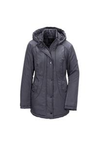 Короткий размер: куртка с капюшоном из тонкой армированной ткани. Goldner, черный