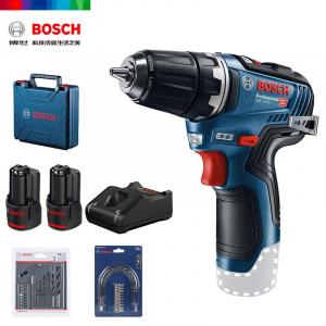 Дрель электрическая Bosch GSR 12V-35 + два аккумулятора 2.0Ah, зарядное устройство + бита-отвертка