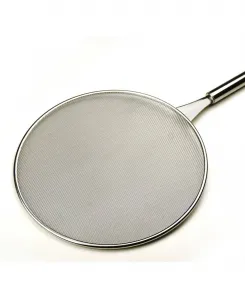 Защитный экран от брызг Endurance из нержавеющей стали диаметром 38 см Rsvp International, серый