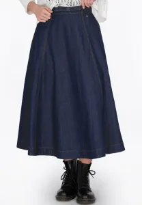 Юбка а-силуэта Dreimaster, Navy Denim