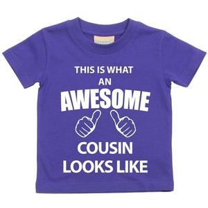 Вот как выглядит футболка с потрясающим кузеном 60 SECOND MAKEOVER, фиолетовый