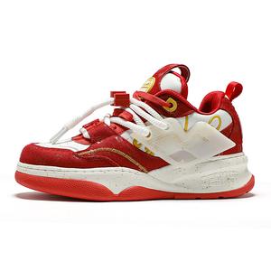 Кроссовки DESKISS Skateboarding Shoes Unisex Low-top Lava Red, красный