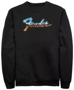 Мужской флисовый свитшот Fender Chrome Crew, черный