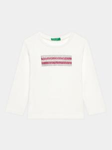 Блуза стандартного кроя United Colors Of Benetton, белый