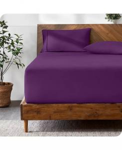 22-дюймовая простыня с очень глубокими карманами Bare Home, фиолетовый