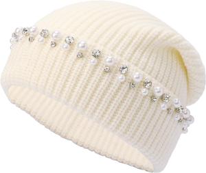 Женская шапка-бини Kate Spade New York с декоративными манжетами, Cream