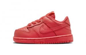 Кроссовки Nike Dunk для малышей TD, Red Stardust/Rugged Orange/White