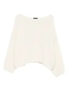 Свитер с вырезом-лодочкой Roberto Collina, нейтральный